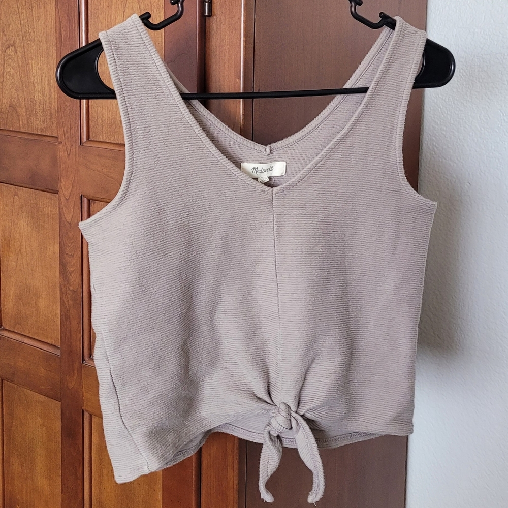 Madewell Beige/Taupe/Tan knit tank
